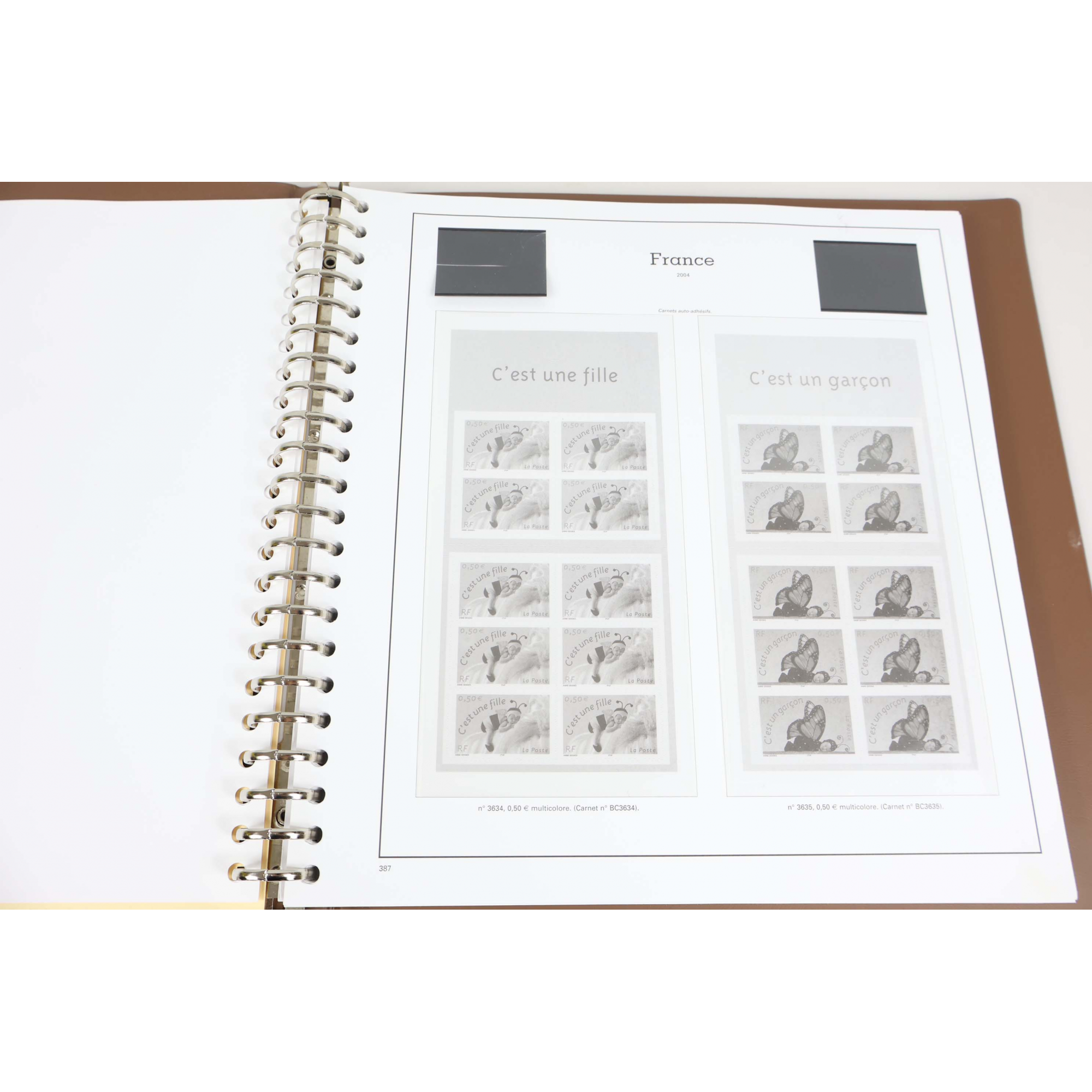 ALBUM MARINI, POUR RANGER UNE COLLECTION DE TIMBRES DE FRANCE 2004-2005