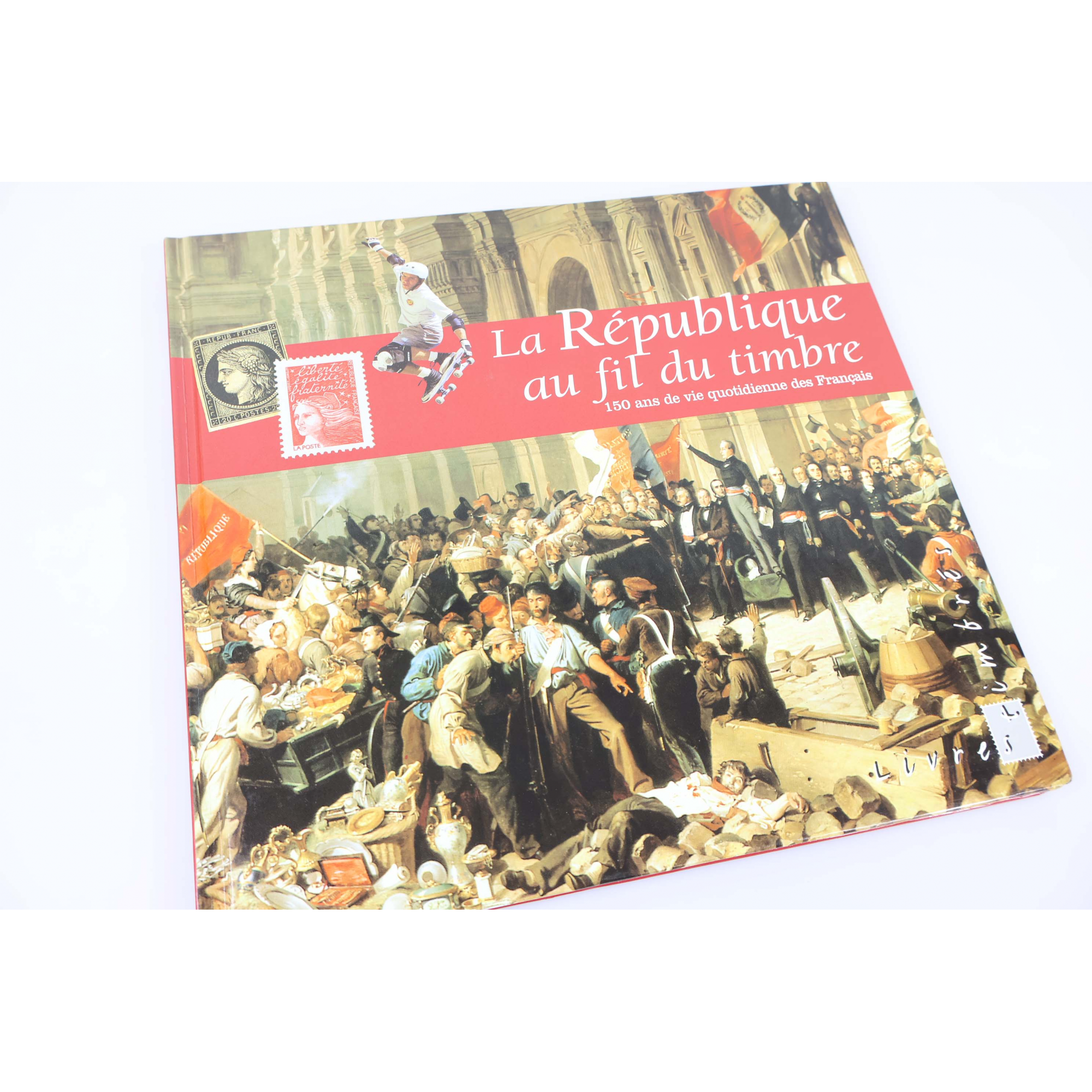 LE LIVRE DES TIMBRES "LA RÉPUBLIQUE AU FIL DU TIMBRE " 1997 - SIGNES USUELS COUV