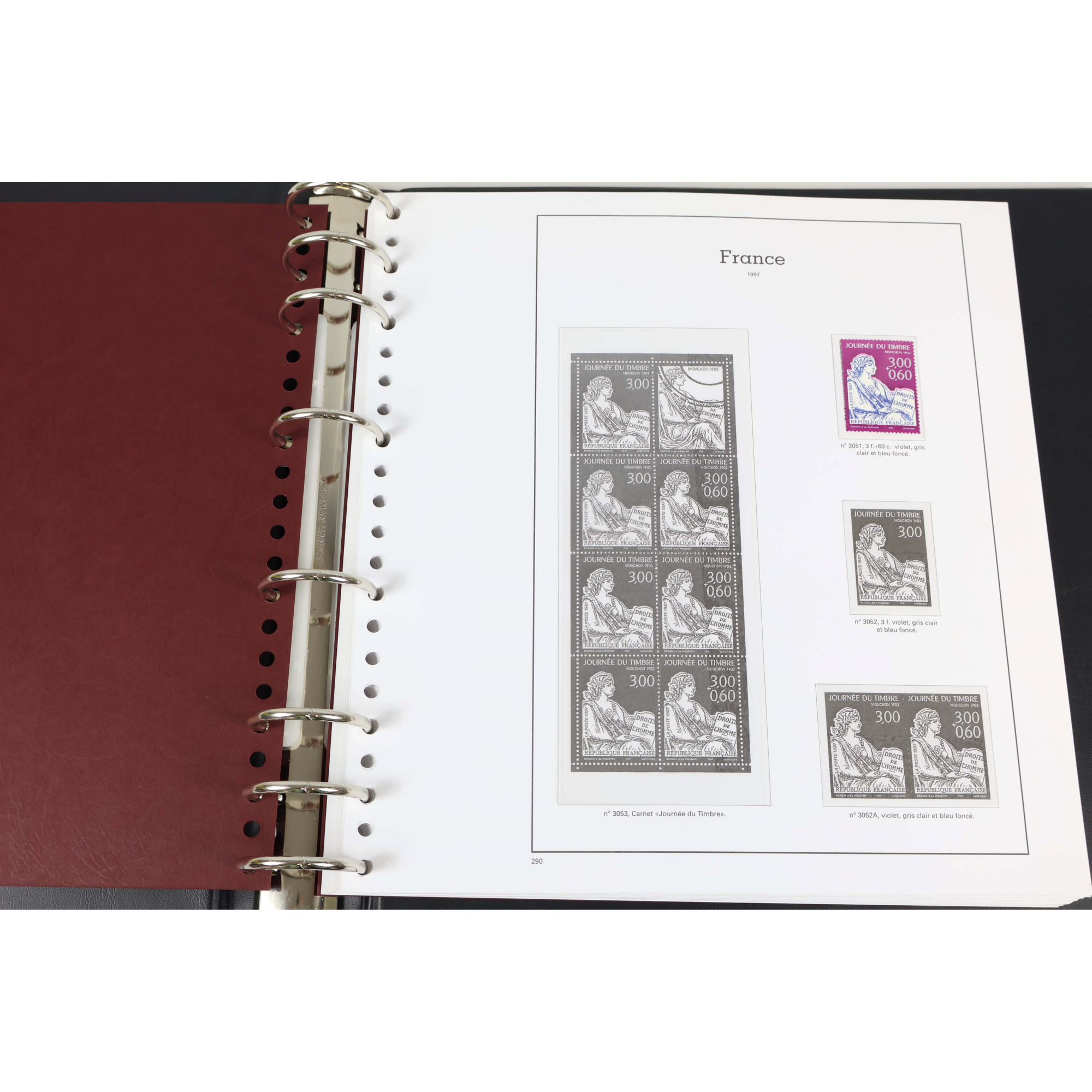 COLLECTION/LOT TIMBRES NEUFS** EN FRANCS 1997 À 1999 DANS UN ALBUM YT VF 730ffr