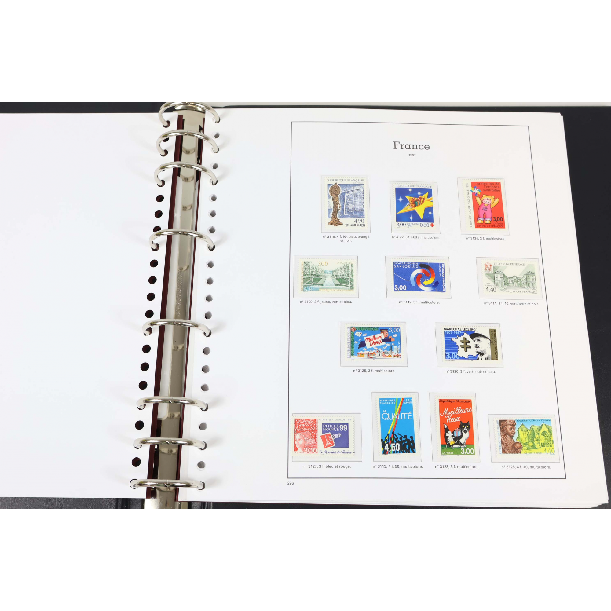 COLLECTION/LOT TIMBRES NEUFS** EN FRANCS 1997 À 1999 DANS UN ALBUM YT VF 730ffr