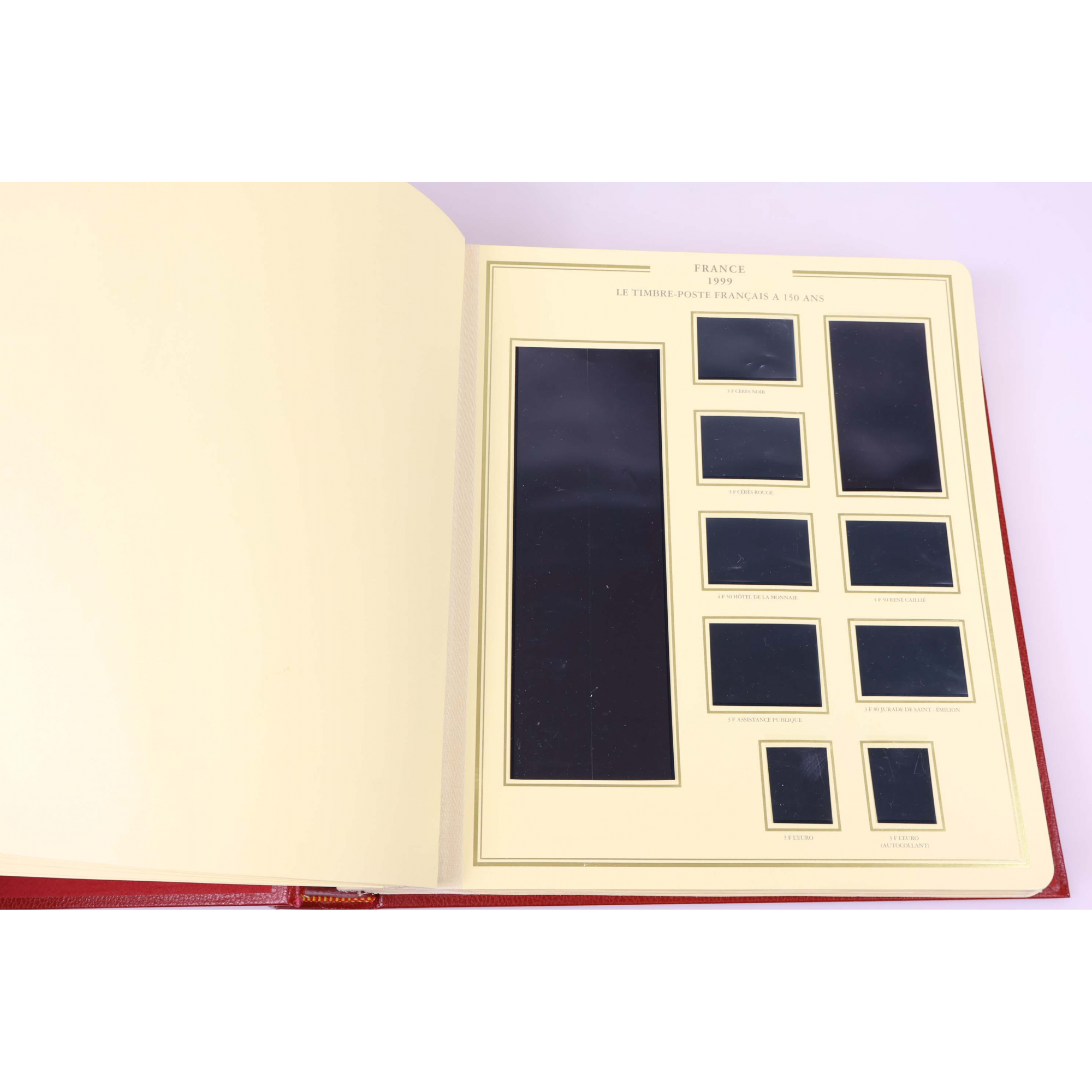 ALBUM CÉRÈS PRÉSIDENCE, POUR UNE COLLECTION DE TIMBRES DE FRANCE DE 1999 À 2002