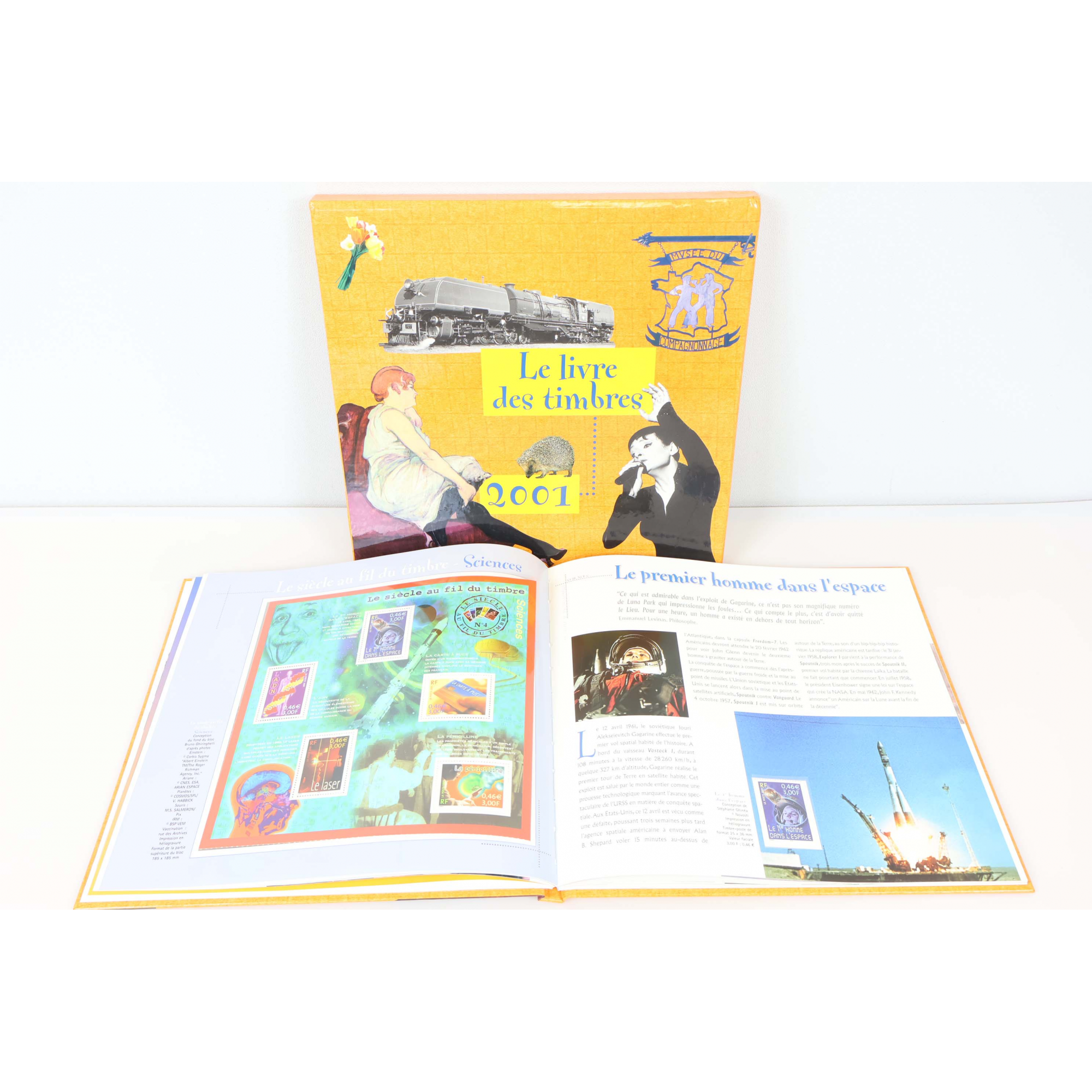 LE LIVRE DES TIMBRES FRANCE COMPLET ANNÉE 2001 NEUFS**, SIGNES USUELS BOITIER