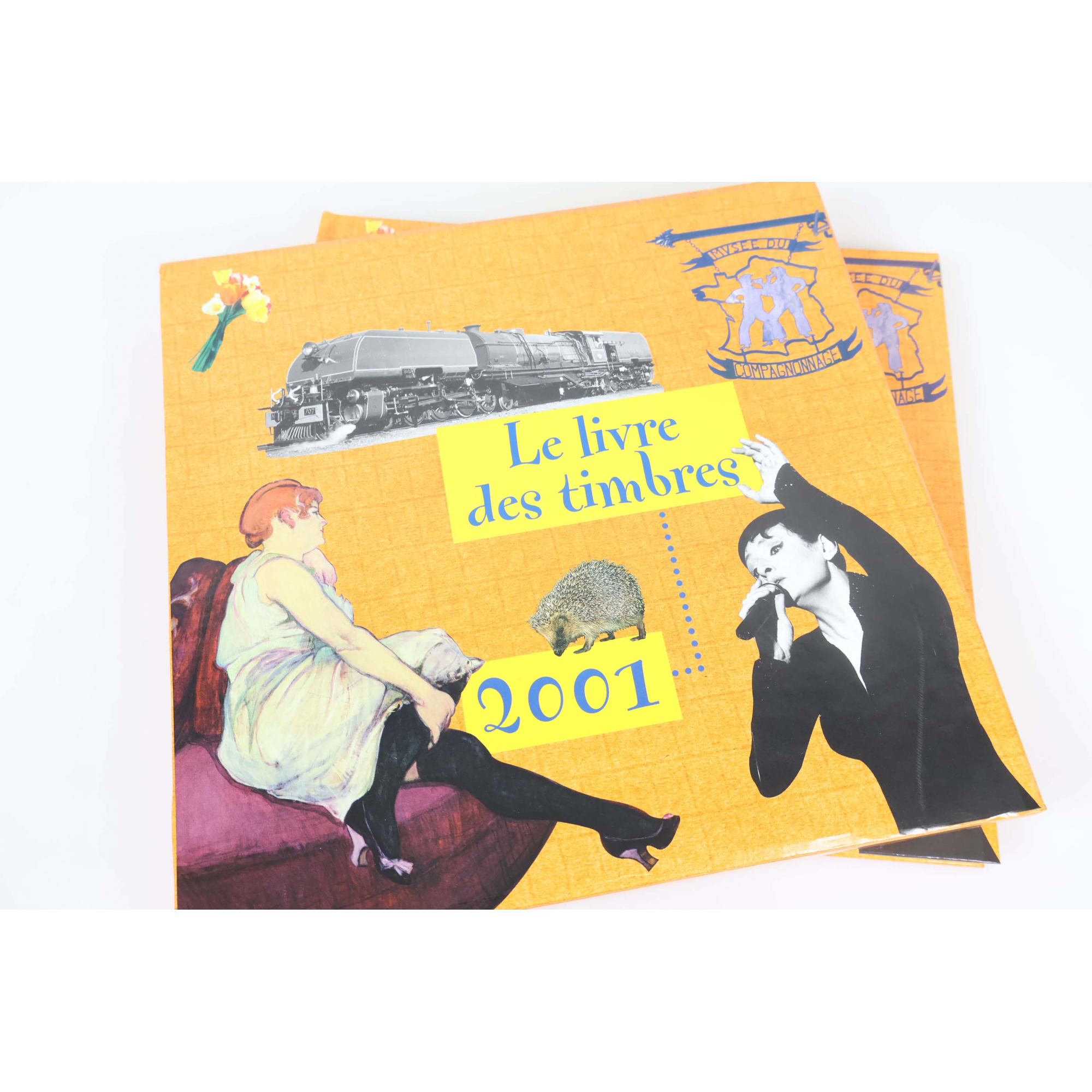 LE LIVRE DES TIMBRES FRANCE COMPLET ANNÉE 2001 NEUFS**, SIGNES USUELS BOITIER