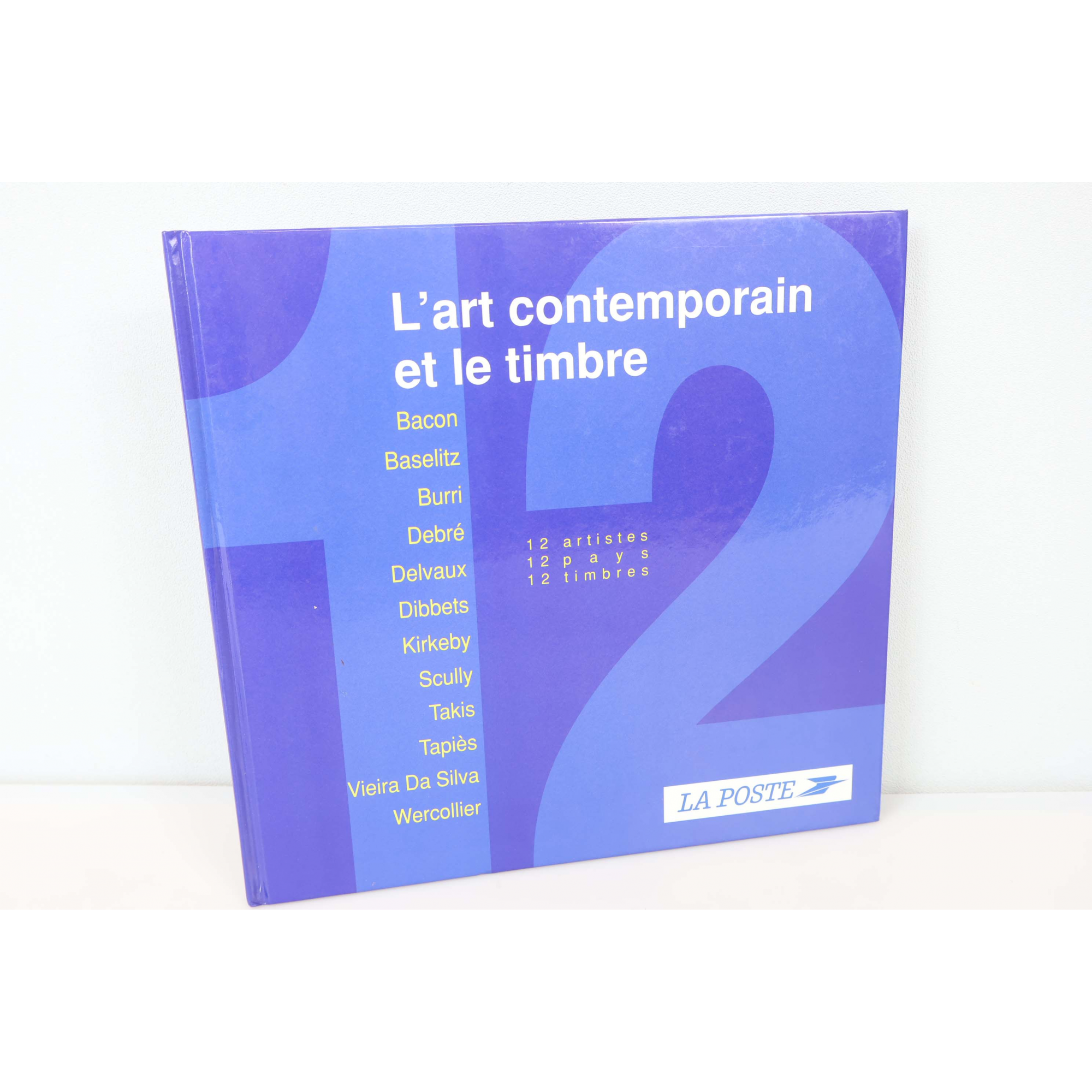 FRANCE LIVRE DES TIMBRES " L'ART CONTEMPORAIN ET LE TIMBRE " 1996 SIGNES USUELS
