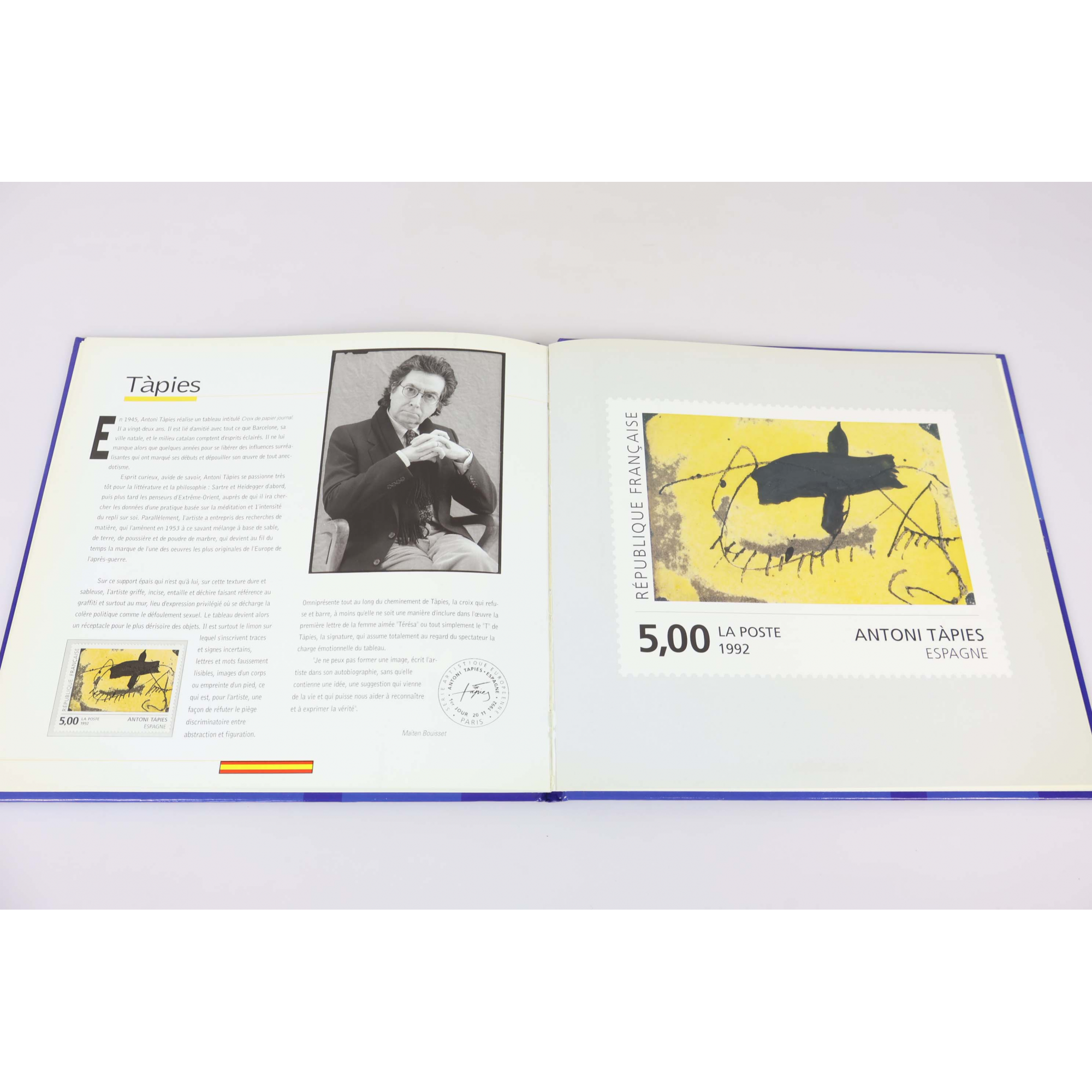 FRANCE LIVRE DES TIMBRES " L'ART CONTEMPORAIN ET LE TIMBRE " 1996 SIGNES USUELS