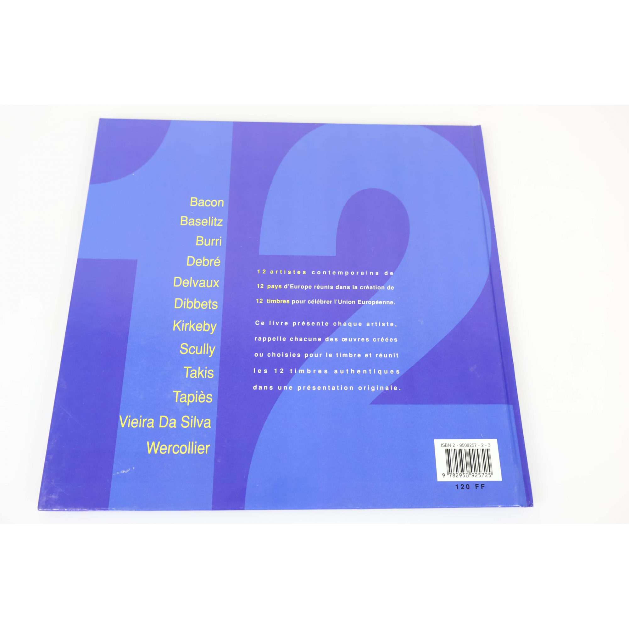 FRANCE LIVRE DES TIMBRES " L'ART CONTEMPORAIN ET LE TIMBRE " 1996 SIGNES USUELS