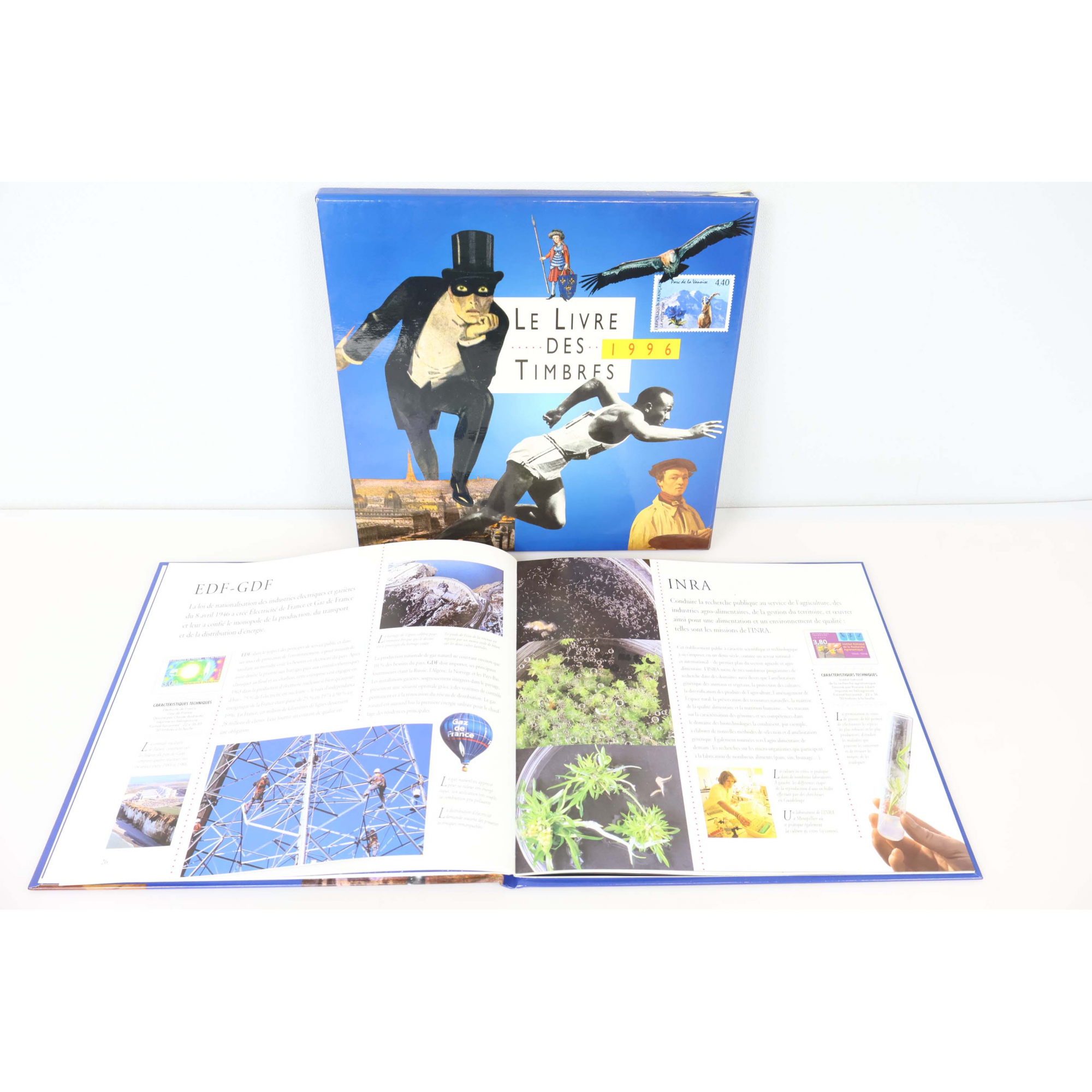 LIVRE DES TIMBRES DE FRANCE COMPLET ANNÉE 1996 NEUFS**, SIGNES USUELS BOITIER