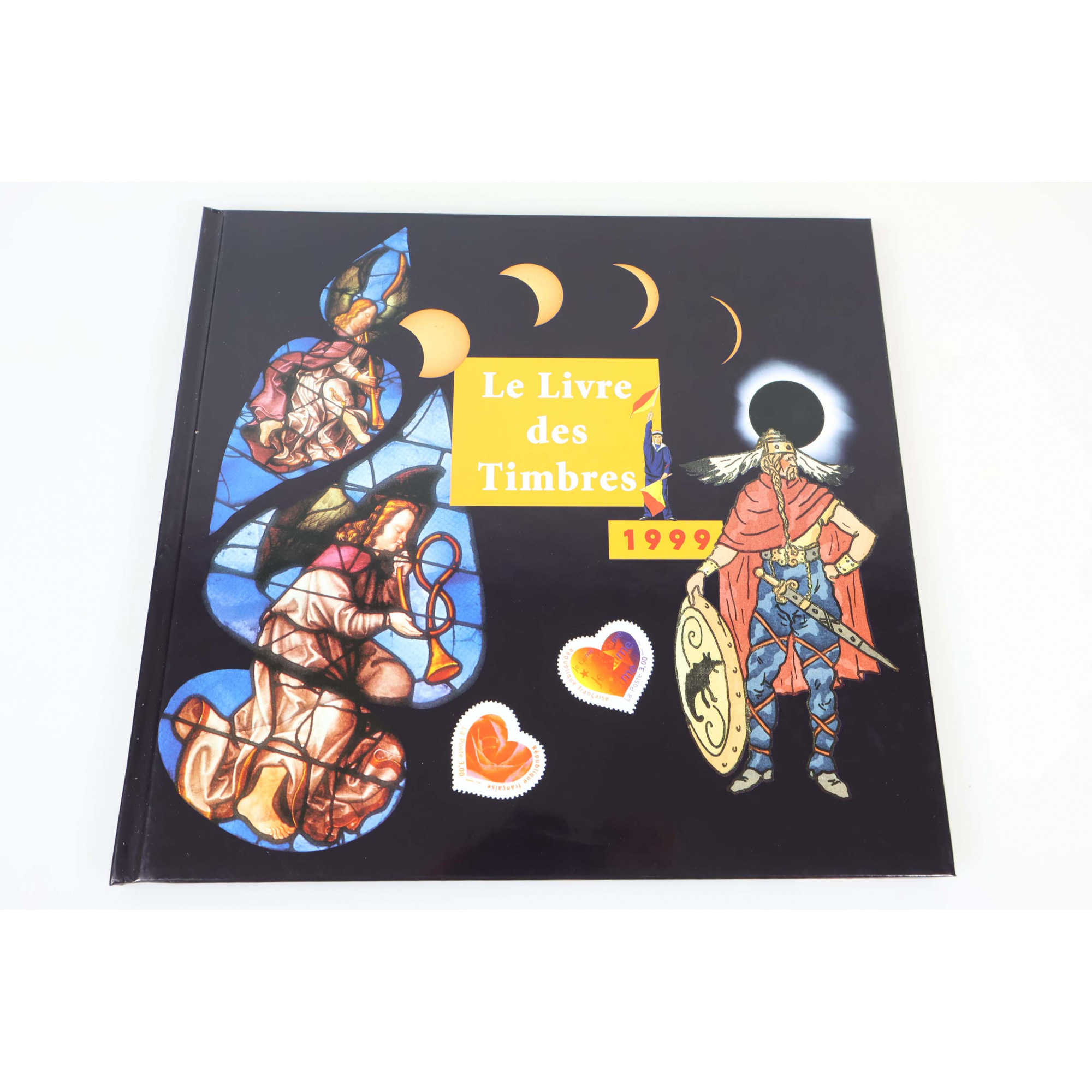 LIVRE DES TIMBRES FRANCE COMPLET ANNÉE 1999 AVEC BOITIER, SIGNES USUELS BOITIER
