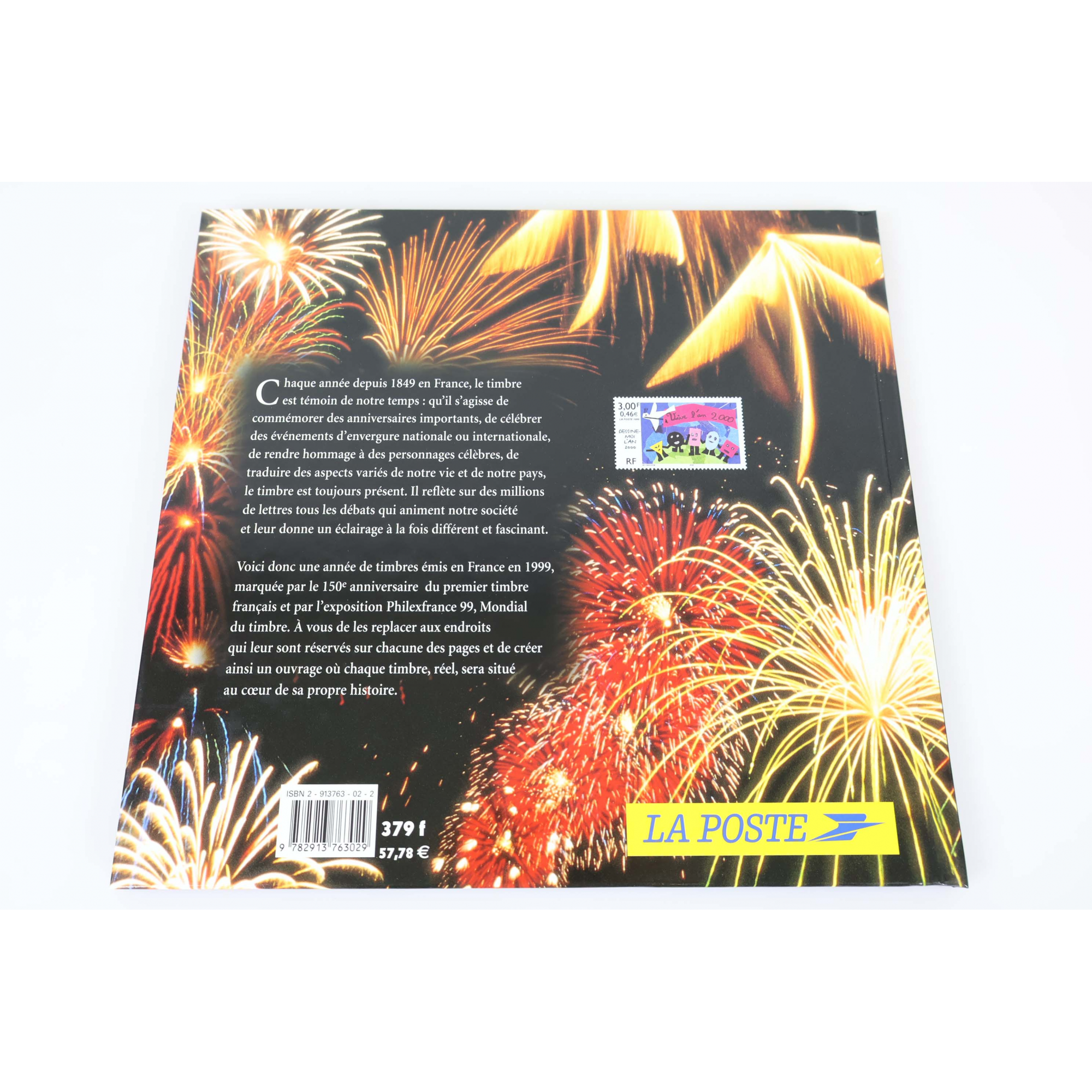 LIVRE DES TIMBRES FRANCE COMPLET ANNÉE 1999 AVEC BOITIER, SIGNES USUELS BOITIER