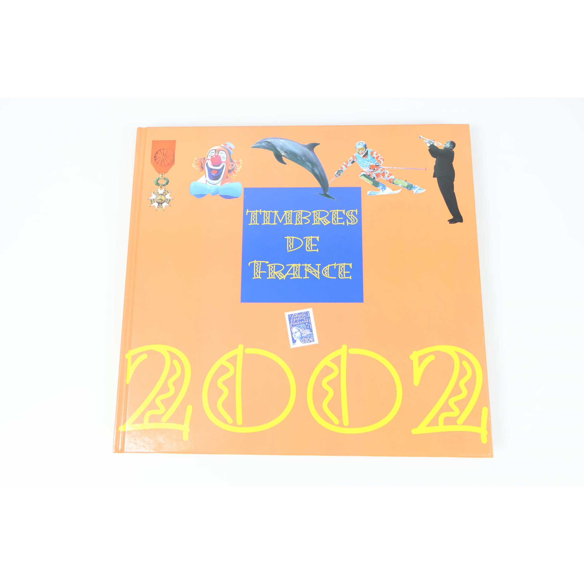 LE LIVRE DES TIMBRES FRANCE COMPLET ANNÉE 2002 NEUFS**, SIGNES USUELS