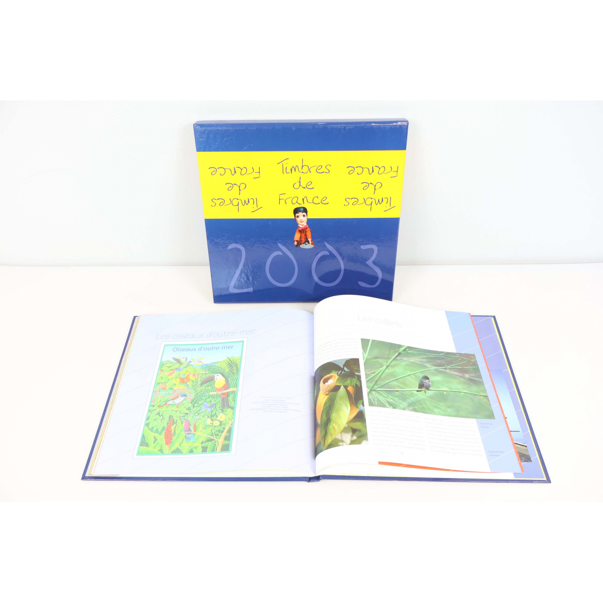 LE LIVRE DES TIMBRES FRANCE COMPLET ANNÉE 2003 NEUFS**, AVEC DÉFAUTS