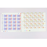 FRANCE, LOT TIMBRES AUTOADHÉSIFS NEUFS**, FEUILLES INCOMPLÈTES, FACIALE 188.17€