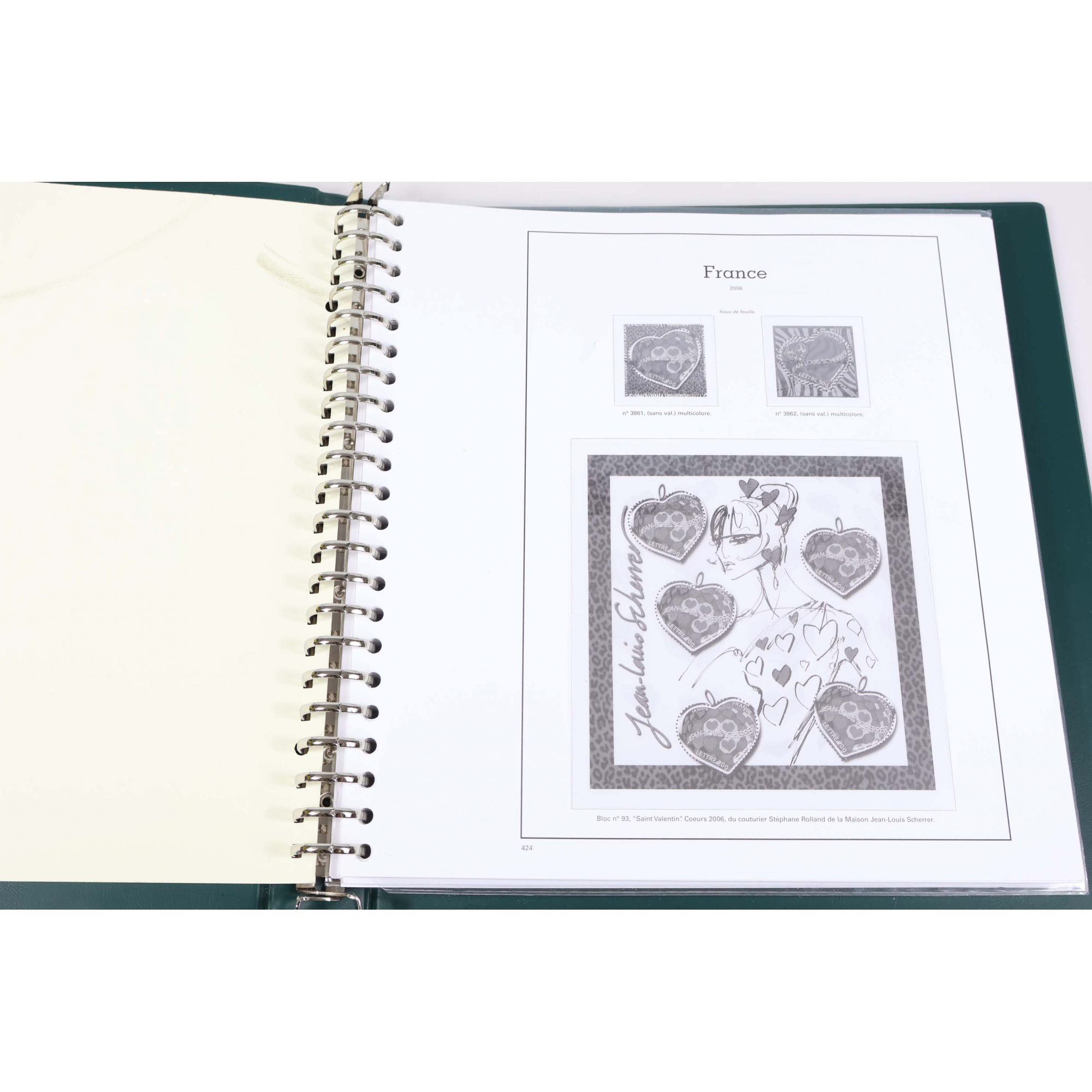 ALBUM MARINI, POUR RANGER UNE COLLECTION DE TIMBRES DE FRANCE DE 2006 À 2007