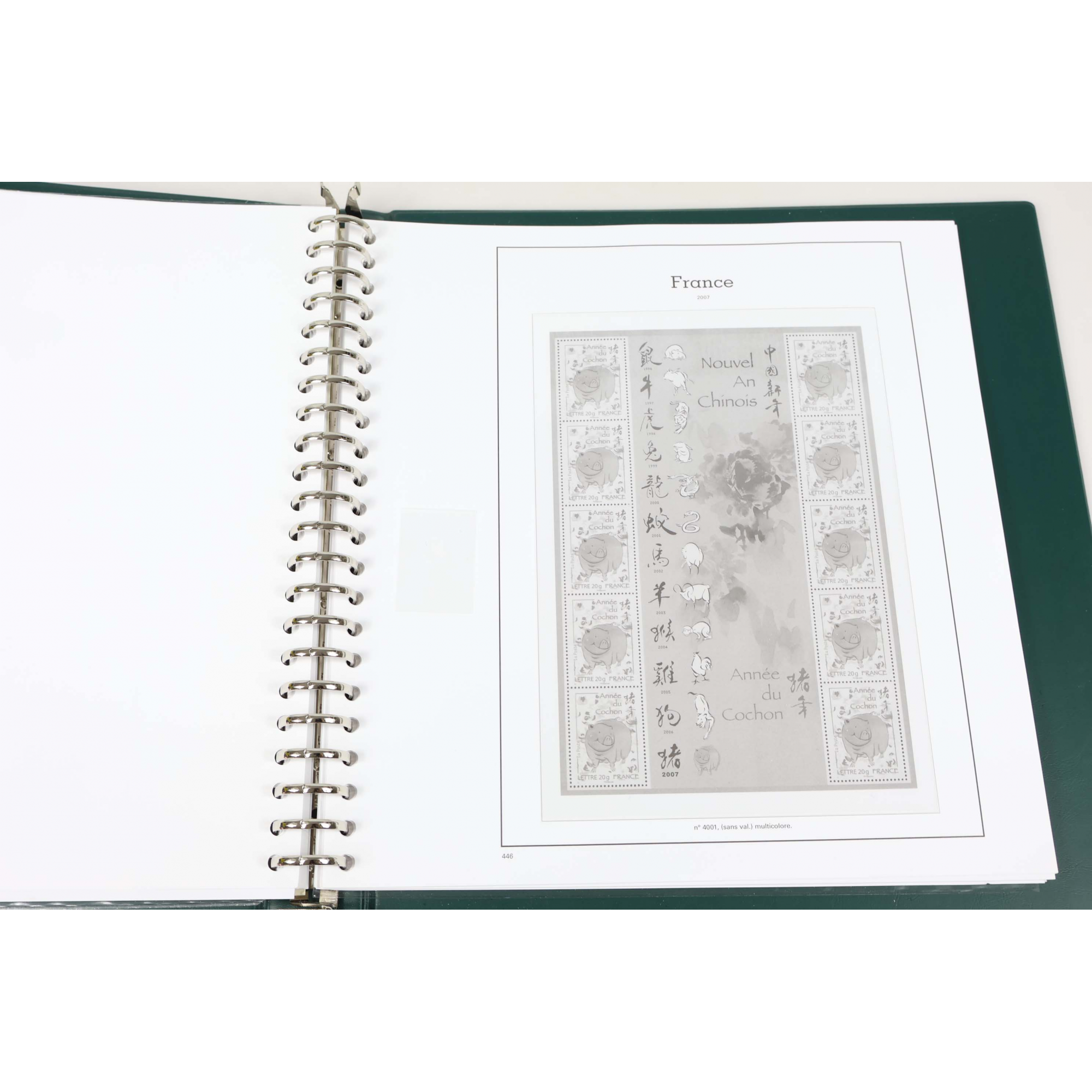 ALBUM MARINI, POUR RANGER UNE COLLECTION DE TIMBRES DE FRANCE DE 2006 À 2007