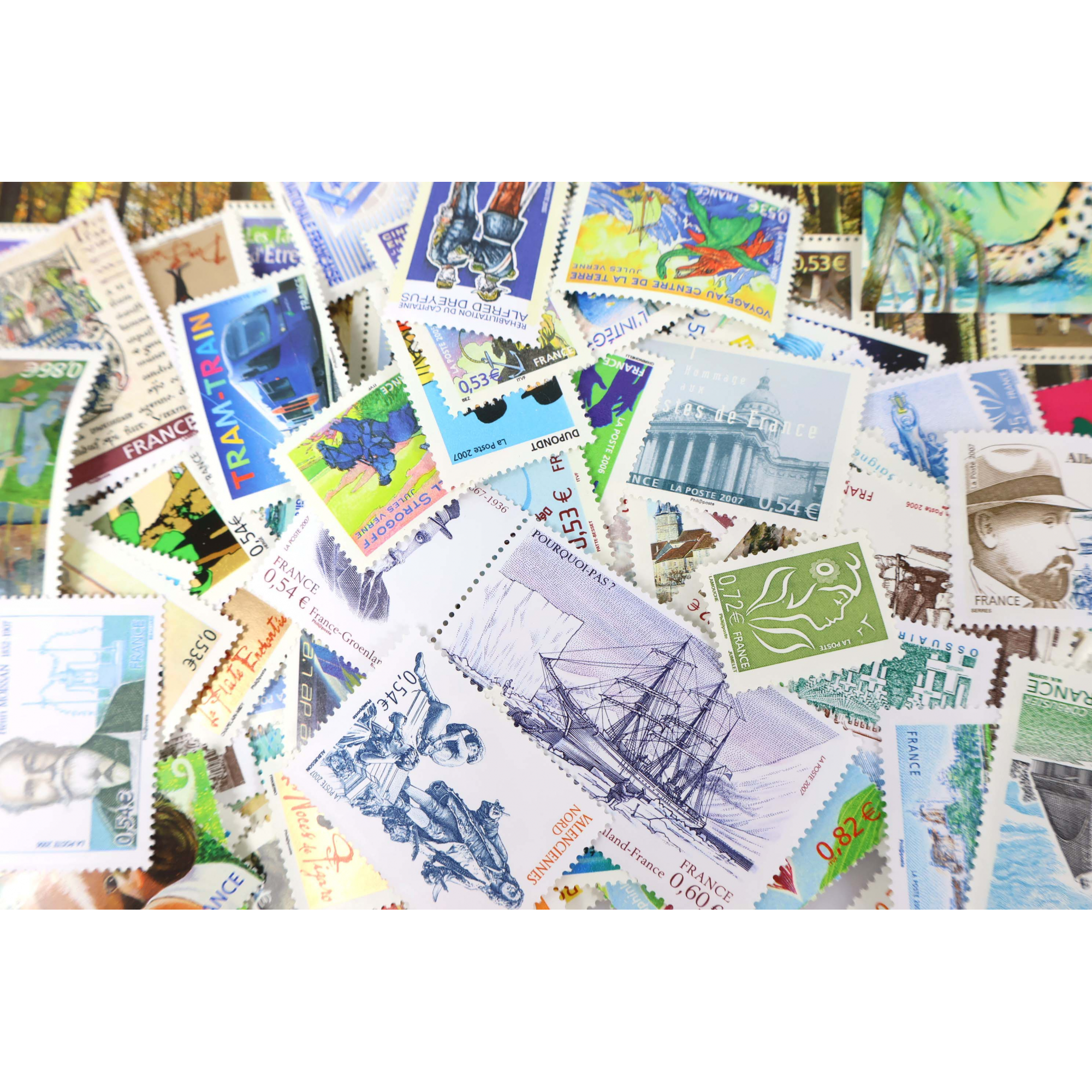 LOT DE TIMBRES ET BLOCS-FEUILLETS FRANCE POUR AFFRANCHIR/COLLECTION FACIALE 178€