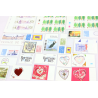 LOT DE TIMBRES AUTOADHÉSIFS EN EUROS , TP, BLOCS DE 3/4/6, PERSONNALISÉS...