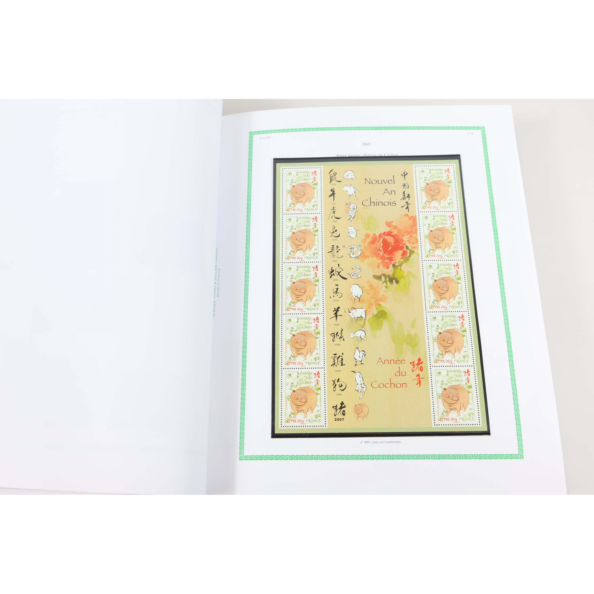 COLLECTION/LOT TIMBRES-POSTE / BLOCS NEUFS** EN EUROS 2006-2012 CLASSEUR VF 850€