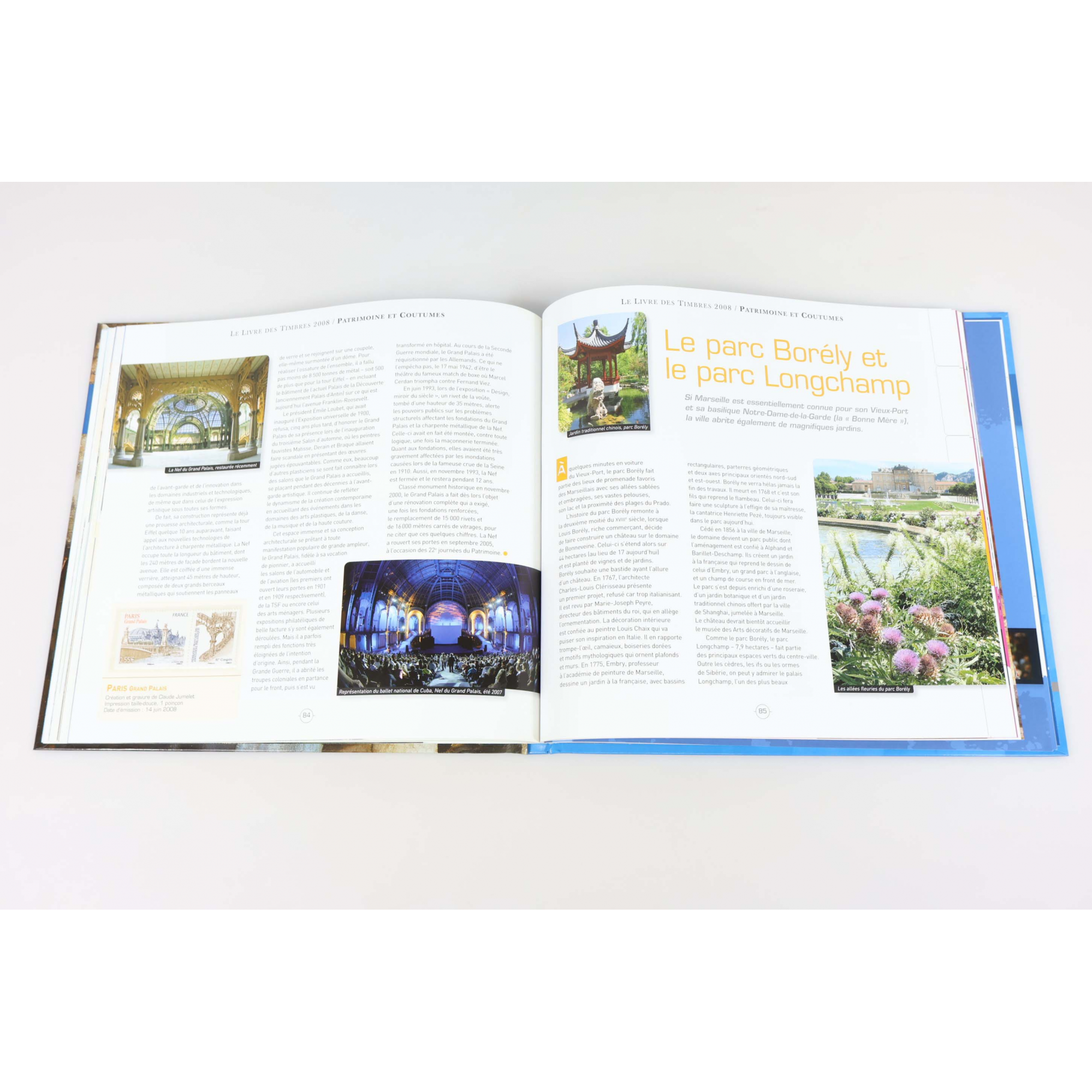 LE LIVRE DES TIMBRES FRANCE ANNÉE 2008 AVEC BOITIER - COMPLET - TIMBRES NEUFS**