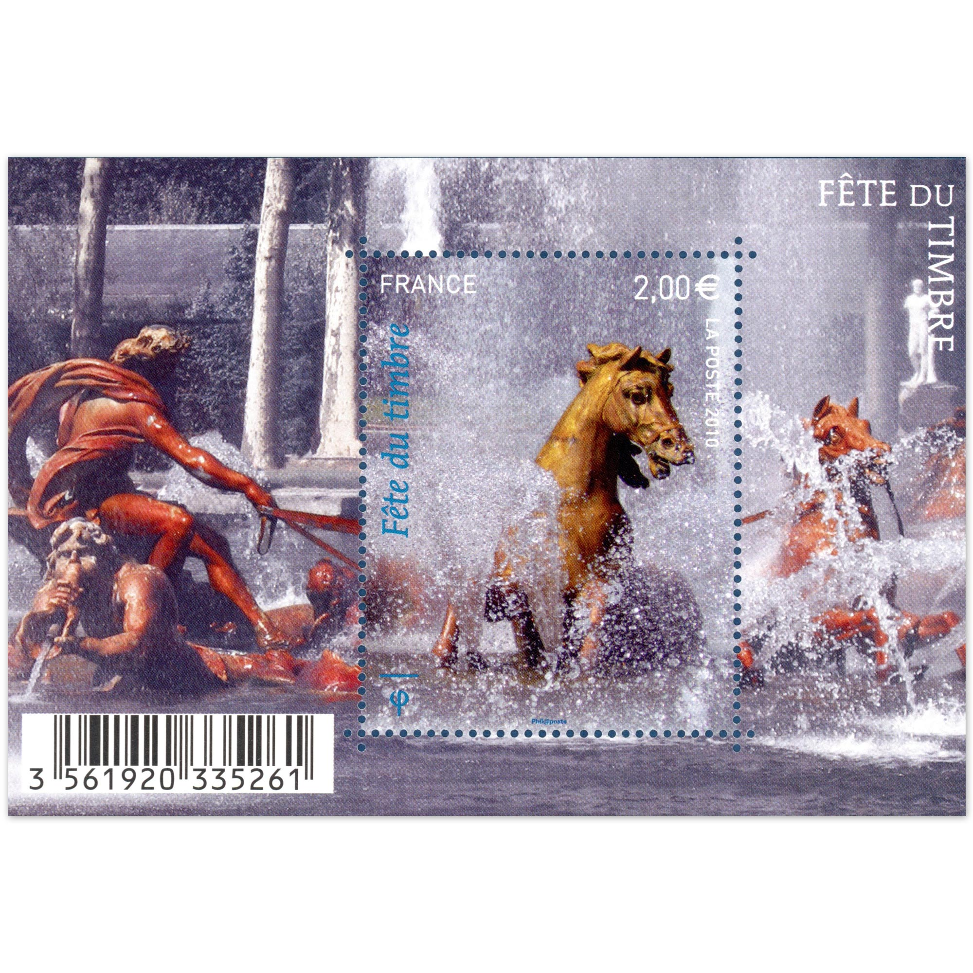 FEUILLET N°F4440 "FÊTE DU TIMBRE PROTÉGONS L'EAU" TIMBRES NEUFS** DE FRANCE LUXE