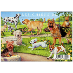 FEUILLET N°F4545 "SÉRIE NATURE LES CHIENS" TIMBRES NEUFS** DE FRANCE LUXE