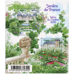 FEUILLET N°F4580 "JARDINS DE FRANCE CHEVERNY" TIMBRES NEUFS** DE FRANCE LUXE