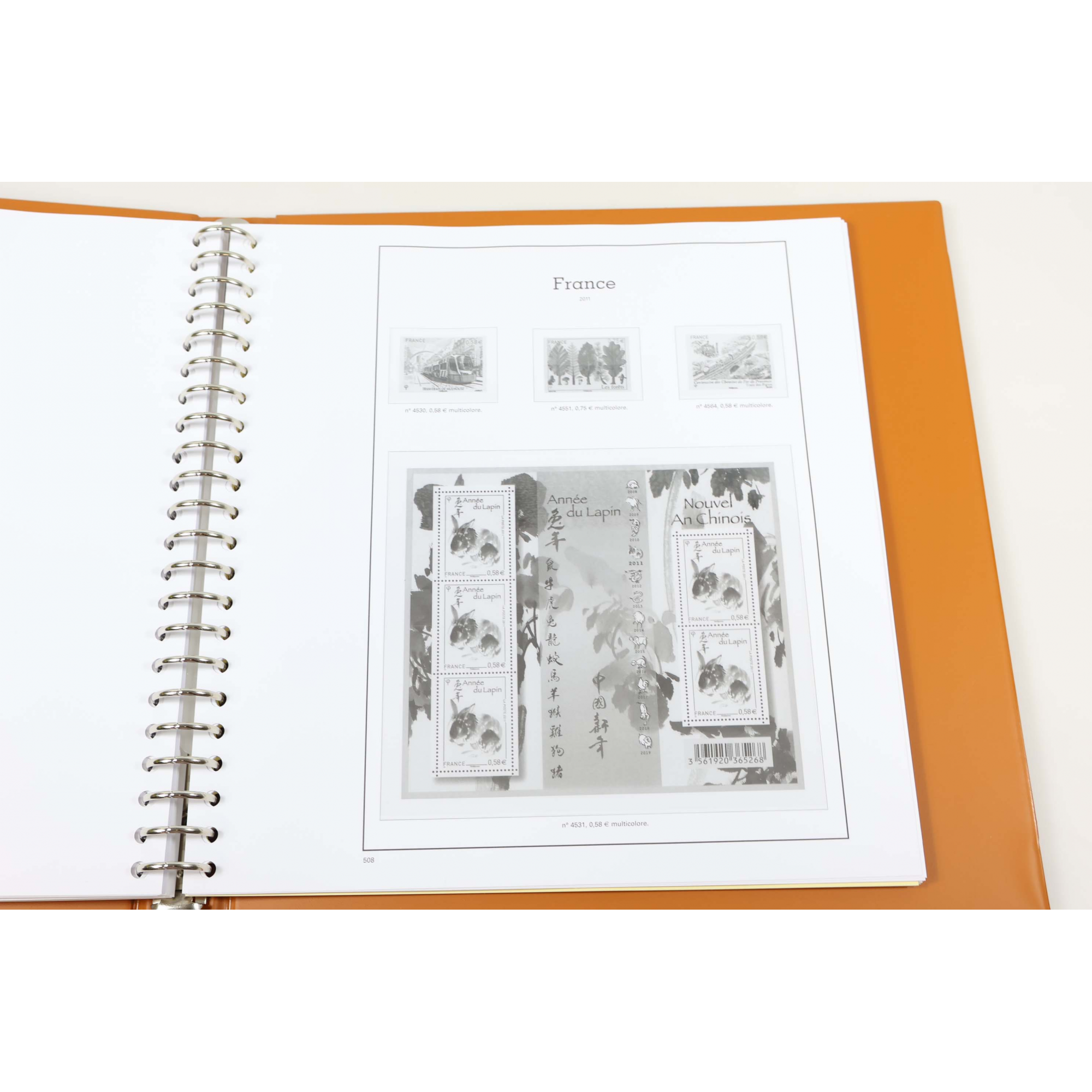 CLASSEUR YVERT ET TELLIER SUPRA POUR COLLECTION DE TIMBRES FRANCE 2009 À 2011