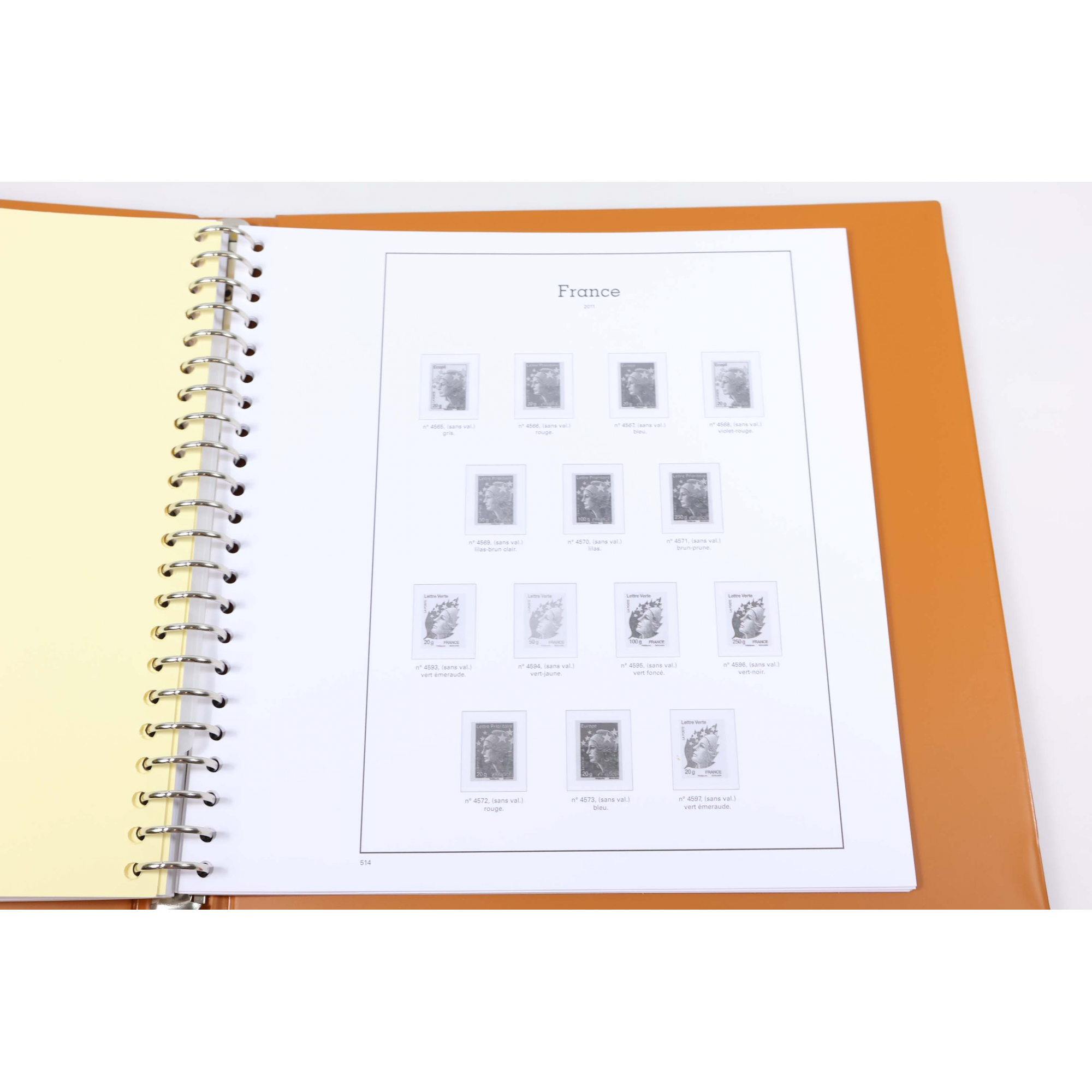 CLASSEUR YVERT ET TELLIER SUPRA POUR COLLECTION DE TIMBRES FRANCE 2009 À 2011