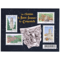 FEUILLET N°F4641 "SAINT-JACQUES DE COMPOSTELLE" TIMBRES NEUFS** DE FRANCE LUXE