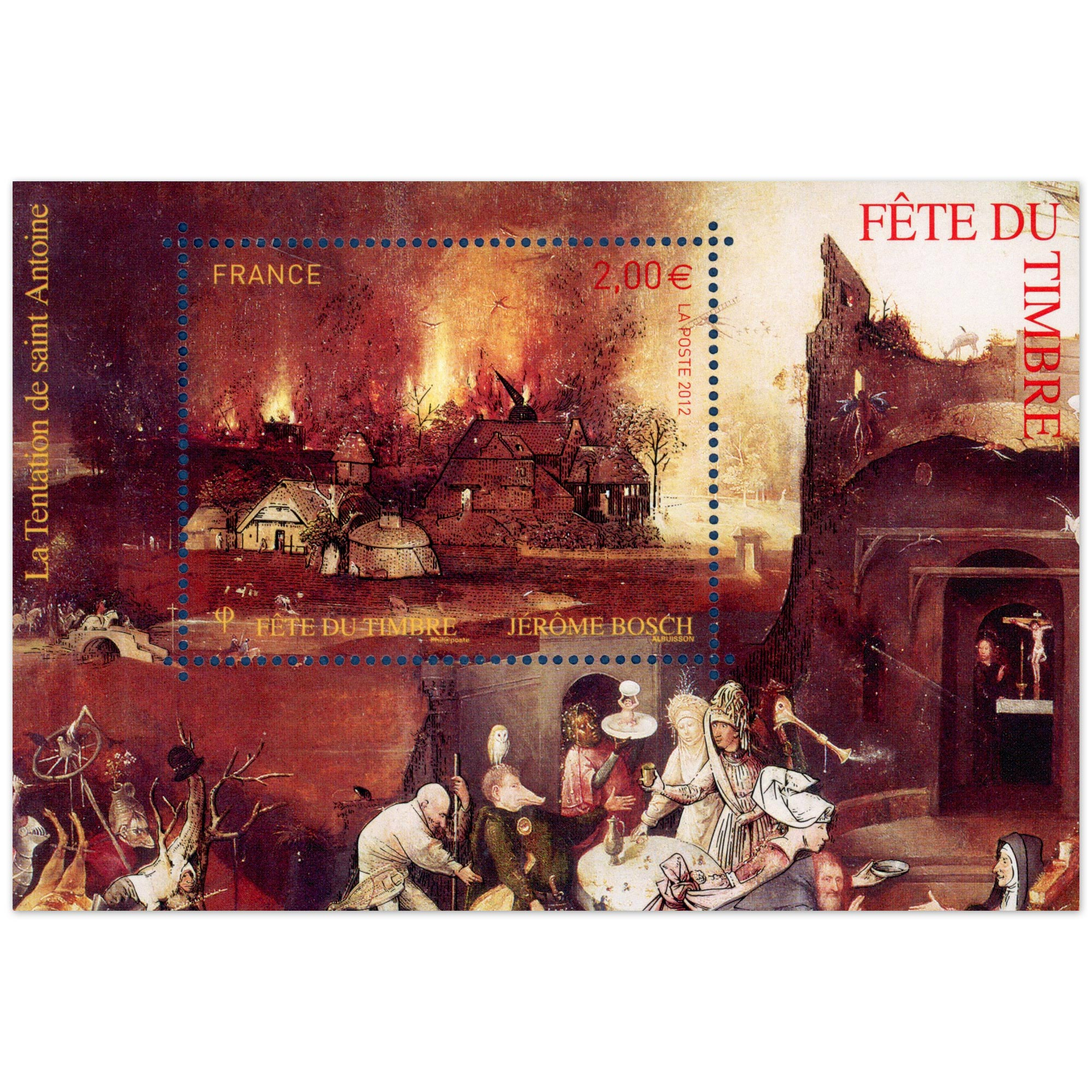 FEUILLET N°F4689 "FÊTE DU TIMBRE PEINTRE BOSCH" TIMBRE NEUF** DE FRANCE LUXE