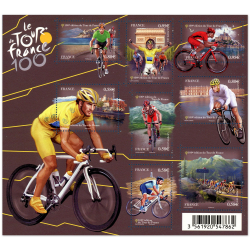 FEUILLET N°F4755 "100E ÉDITION TOUR DE FRANCE" TIMBRES NEUFS** DE FRANCE LUXE