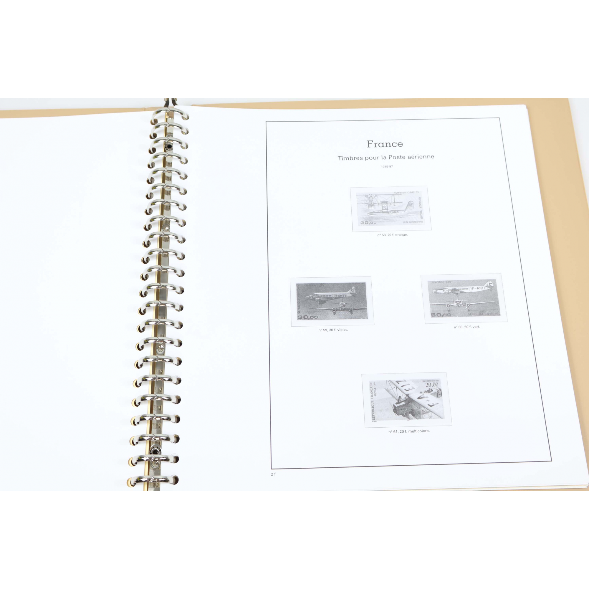 CLASSEUR HAUT DE GAMME YVERT ET TELLIER POUR COLLECTION DE FR FINS DE CATALOGUE