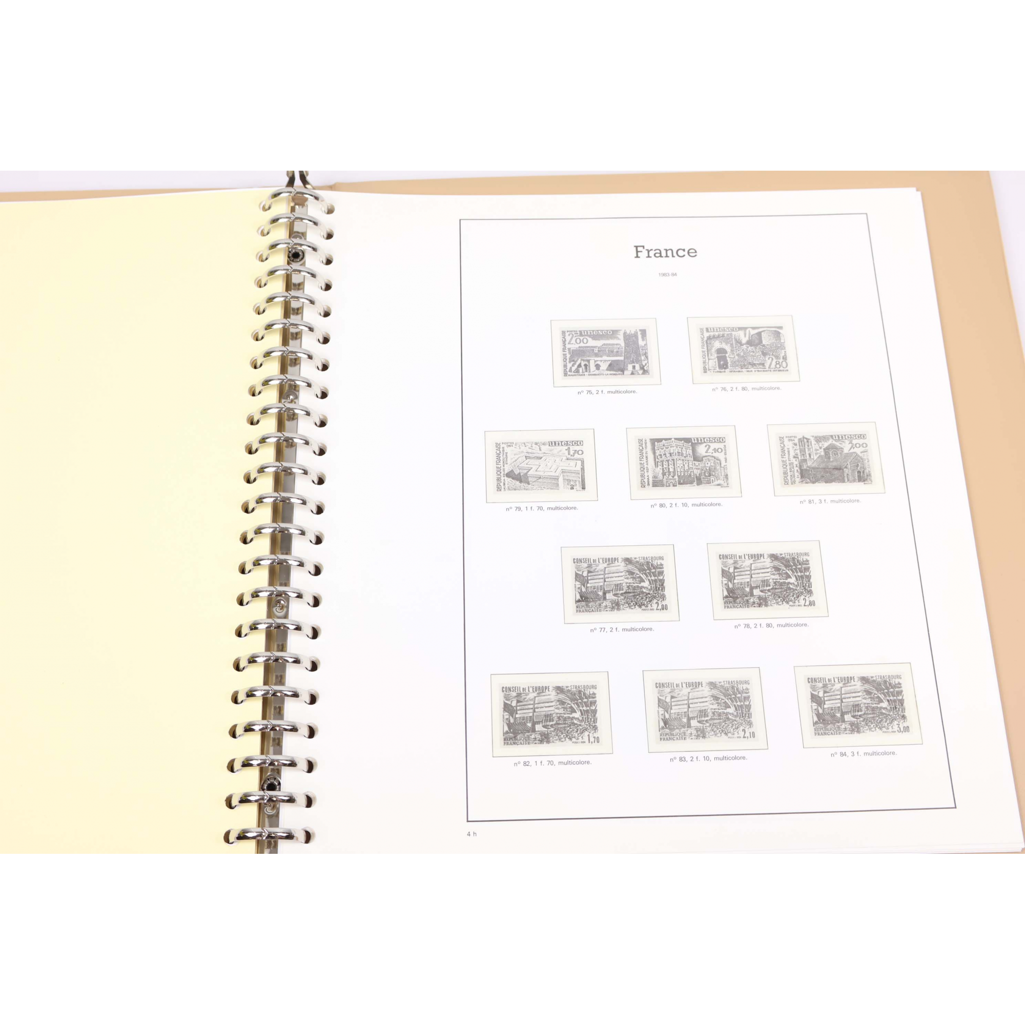 CLASSEUR HAUT DE GAMME YVERT ET TELLIER POUR COLLECTION DE FR FINS DE CATALOGUE