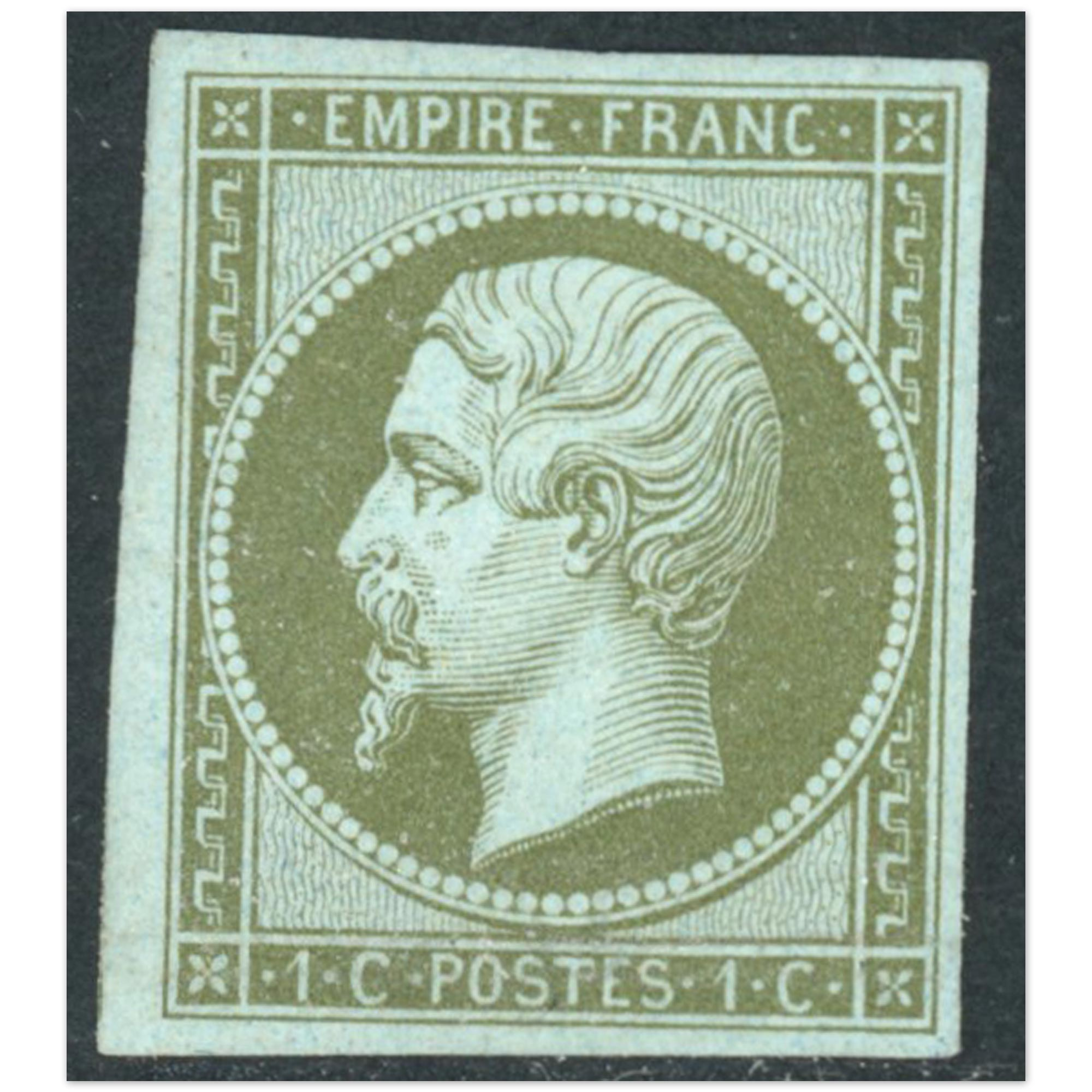 NAPOLÉON N°11 TIMBRE CLASSIQUE DE FRANCE NEUF SIGNÉ JF BRUN ANNÉE 1860