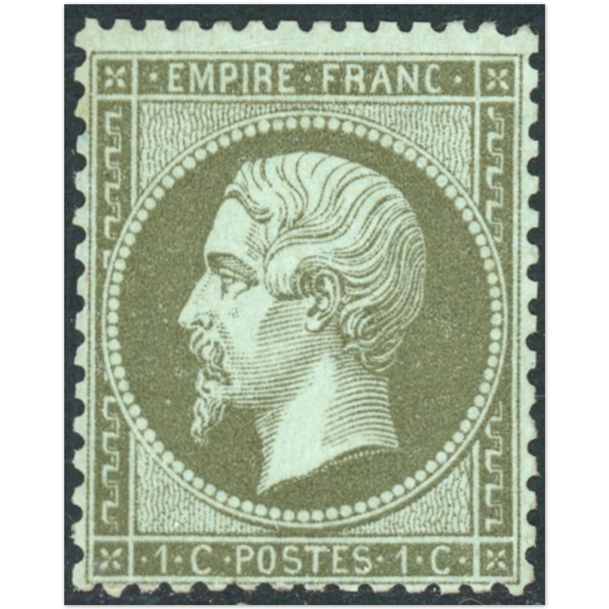 NAPOLÉON N°19 TIMBRE CLASSIQUE DE FRANCE NEUF** SIGNÉ CALVES ET JF BRUN