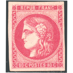 ÉMISSION DE BORDEAUX N°49 TIMBRE CLASSIQUE DE FRANCE NEUF SIGNÉ EXPERT JF BRUN