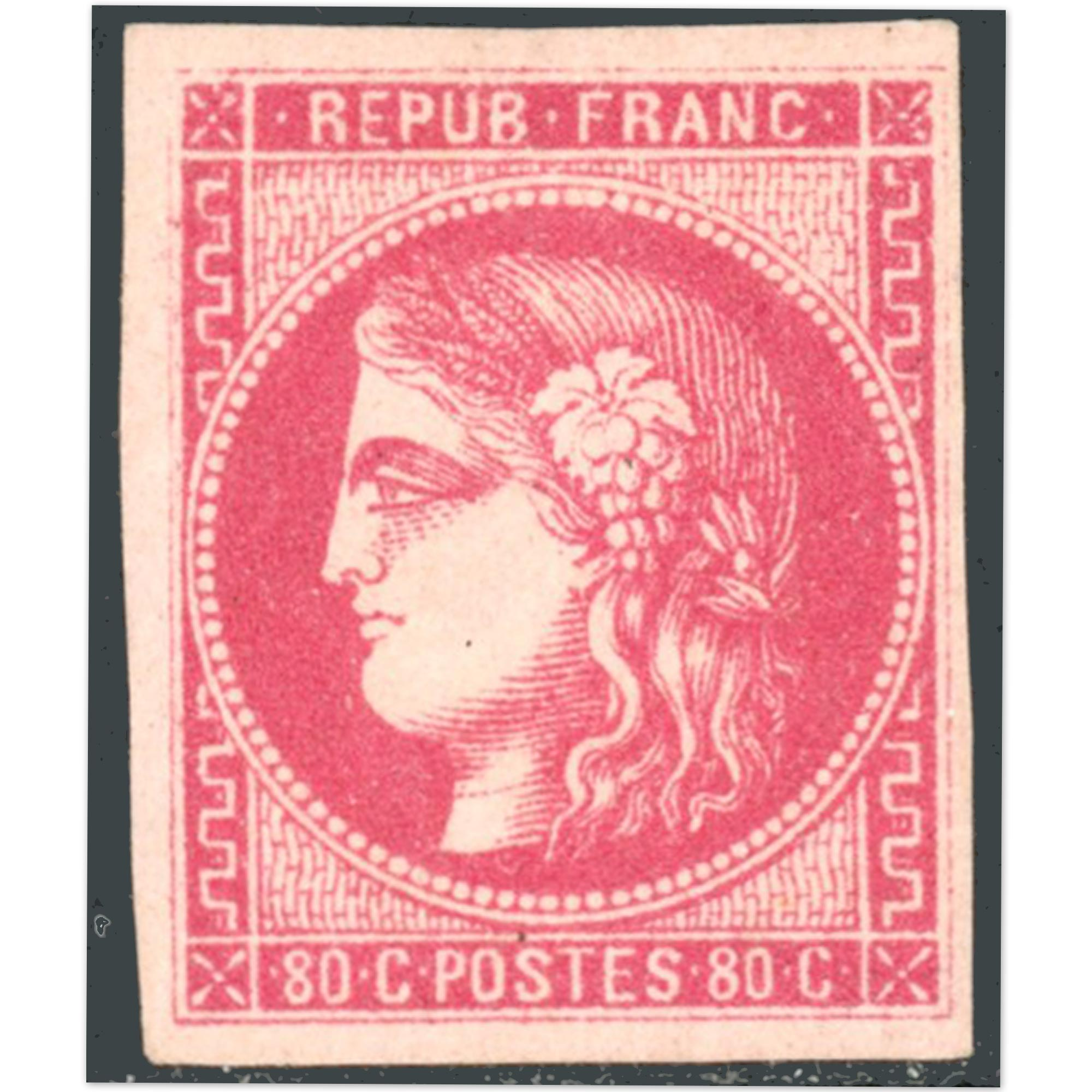 ÉMISSION DE BORDEAUX N°49 TIMBRE CLASSIQUE DE FRANCE NEUF SIGNÉ EXPERT JF BRUN