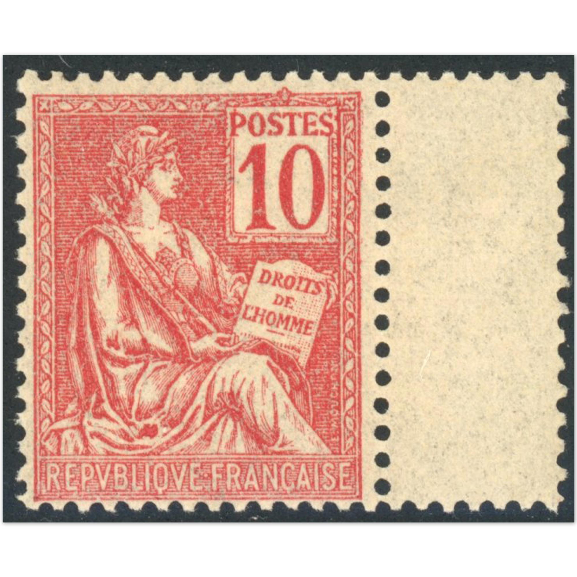 MOUCHON N°116 TIMBRE DE FRANCE NEUF** SIGNÉ EXPERT JF BRUN ANNÉE 1900