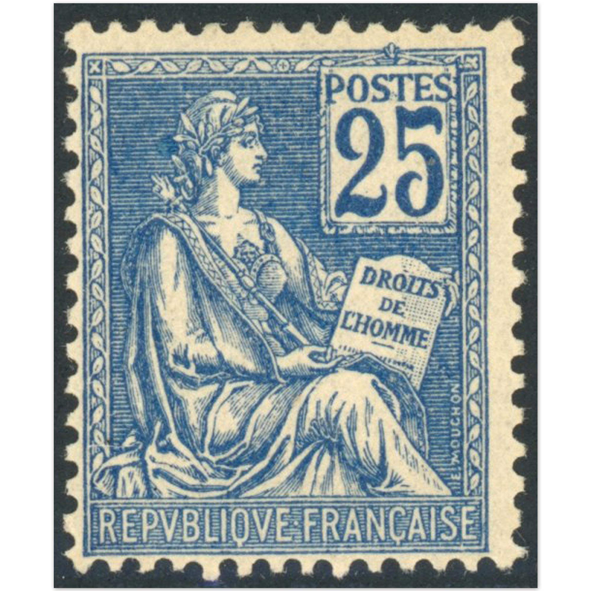 MOUCHON N°118 TIMBRE DE FRANCE NEUF* SIGNÉ EXPERT JF BRUN ANNÉE 1900