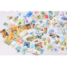 LOT DE TIMBRES - BLOCS - CARNETS EN EUROS COURRIER / COLLECTION FACIALE 145€