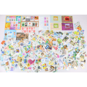 LOT DE TIMBRES - BLOCS - CARNETS EN EUROS COURRIER / COLLECTION FACIALE 398€