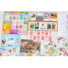 LOT DE TIMBRES - BLOCS - CARNETS EN EUROS COURRIER / COLLECTION FACIALE 398€