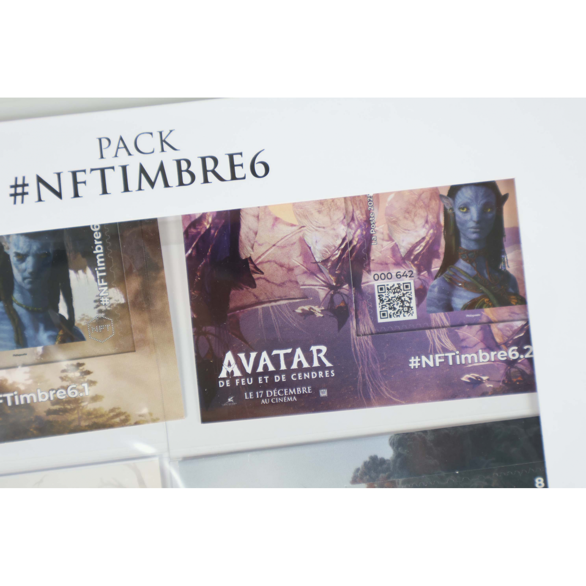 NFT TIMBRE 6 - PACK AVATAR SÉRIE COMPLÈTE 4 BLOCS - NEUF SCELLÉ NFTIMBRE6