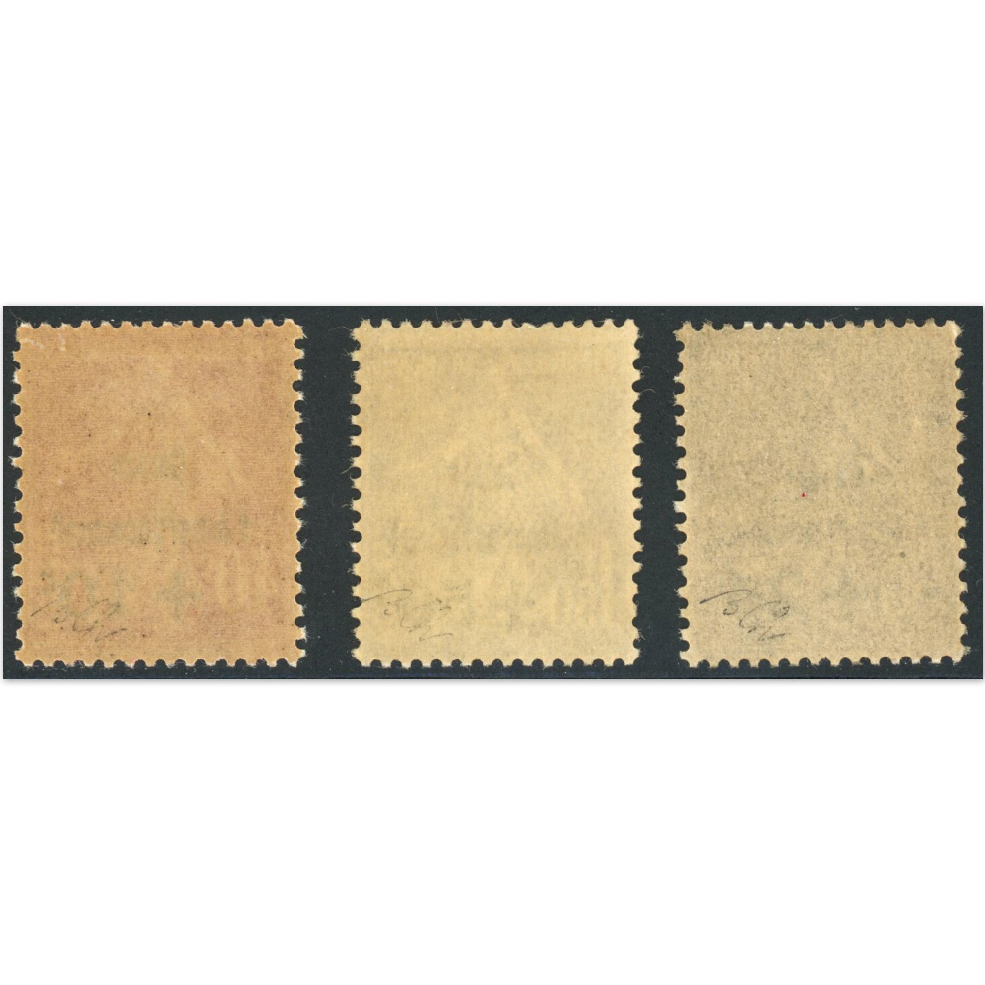 CAISSES D'AMORTISSEMENT N°266 À 268 TIMBRES NEUFS** SIGNÉ EXPERT JF BRUN LUXE