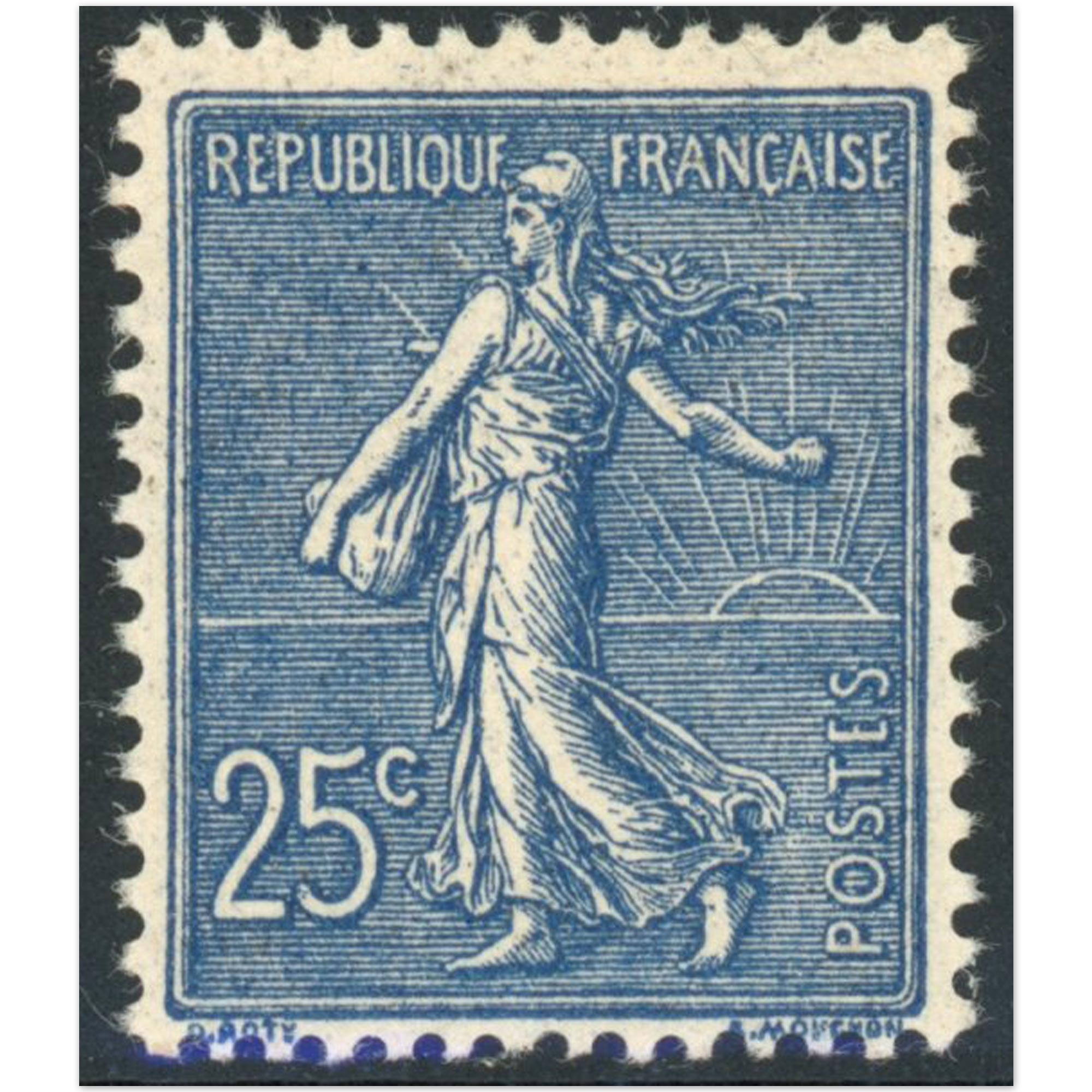 SEMEUSE LIGNÉE N°132 TIMBRE NEUF** BIEN CENTRÉ SIGNÉ EXPERT JF BRUN COTE 230€