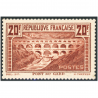 PONT DU GARD N°262A TYPE 1 TIMBRE DE FRANCE NEUF SIGNÉ BRUN COTE 350€ ANNÉE 1930