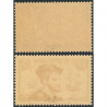 JACQUES CARTIER N°296-297 TIMBRES NEUFS SANS CHARNIÈRE SIGNÉS BRUN GOMME JAUNIE