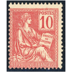 TYPE MOUCHON N°116 TIMBRE DE FRANCE NEUF** SIGNÉ BRUN ANNÉE 1900 COTE 300€