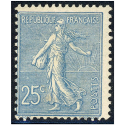 SEMEUSE LIGNÉE N°132 TIMBRE DE FRANCE NEUF SIGNÉ BRUN COTE 230€ ANNÉE 1903