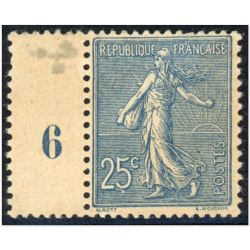 SEMEUSE LIGNÉE N°132 TIMBRE DE FRANCE NEUF* SIGNÉ BRUN COTE 85€ BDF MILLÉSIME