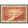 PONT DU GARD N°262e TYPE 2A CHAUDRON CLAIR SIGNÉ BRUN TIMBRE DE FR COTE 535€